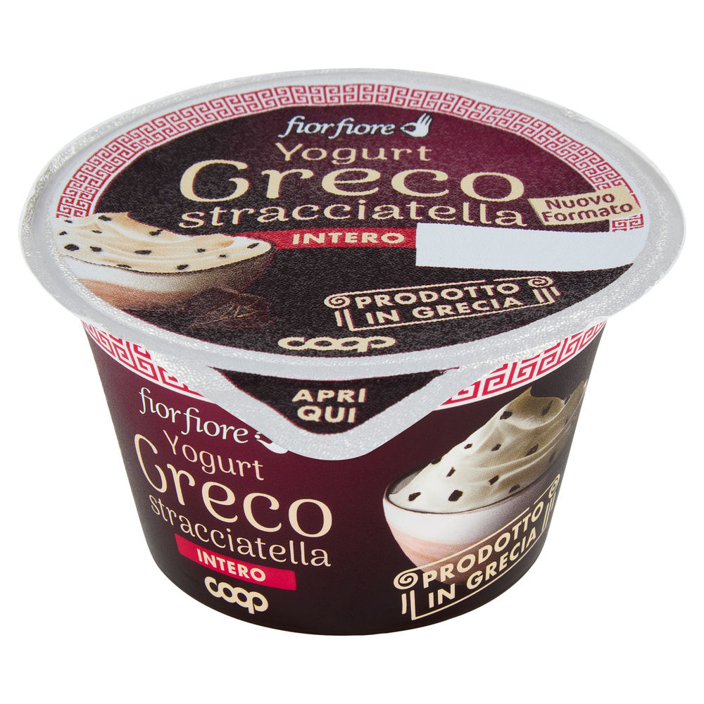 YOGURT GRECO INTERO STRACCIATELLA FIOR FIORE COOP 150 G - 1