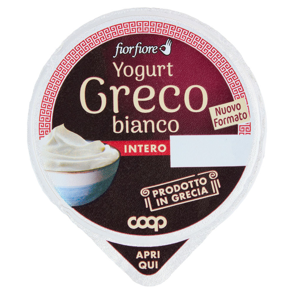 YOGURT GRECO INTERO BIANCO FIOR FIORE COOP G 150 - 2