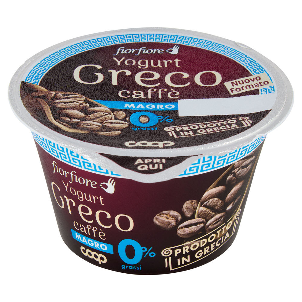 YOGURT GRECO MAGRO CAFFÈ FIOR FIORE COOP 150 G - 1