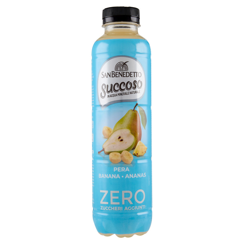 SUCCOSO ZERO PERA BANANA ANANAS PET SAN BENEDETTO ML 400 - 0