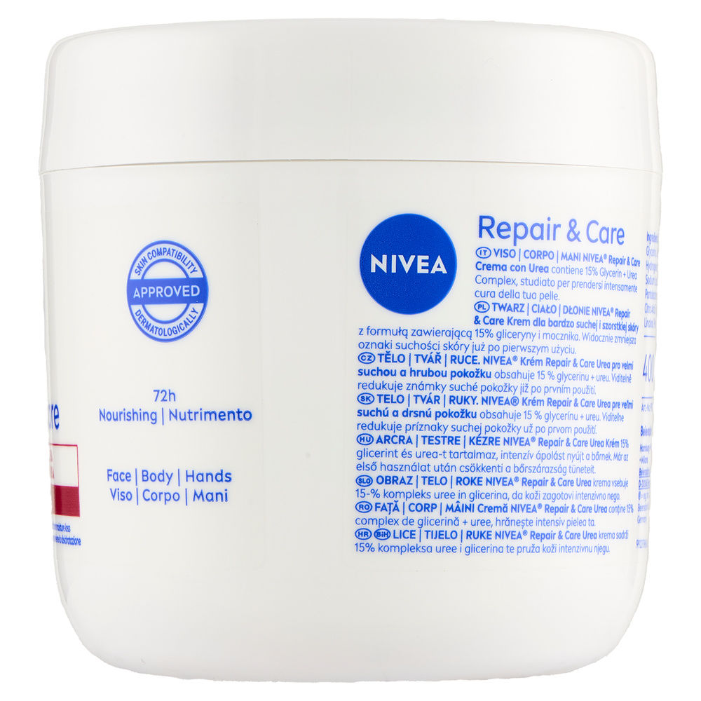CREMA CORPO NIVEA REPAIR & CARE UREA ML 400 - 5