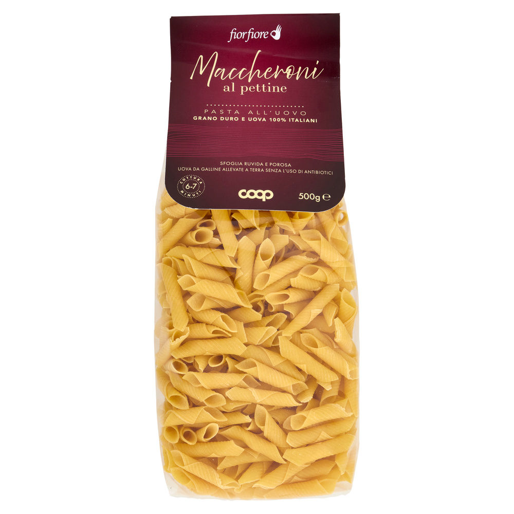 MACCHERONCINI PETTINE UOVO FIOR FIORE COOP G 500 - 2