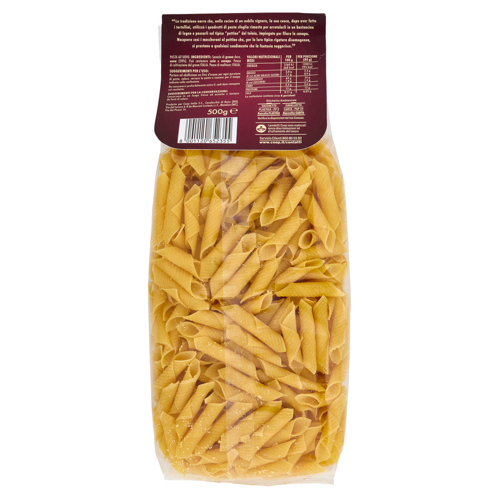 MACCHERONCINI PETTINE UOVO FIOR FIORE COOP G 500 - 4