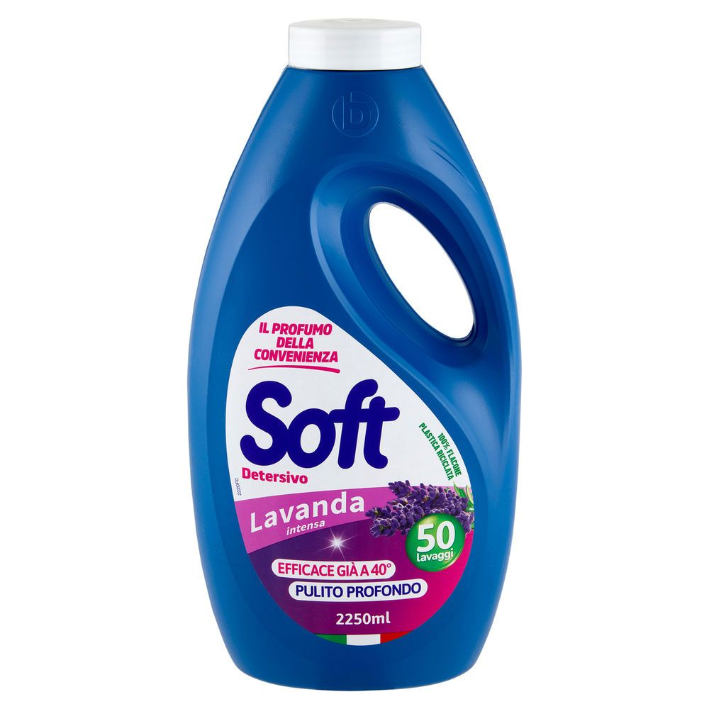 DETERGENTE LAVATRICE LAVANDA INTENSA 50 LAVAGGI SOFT 2250ML - 1