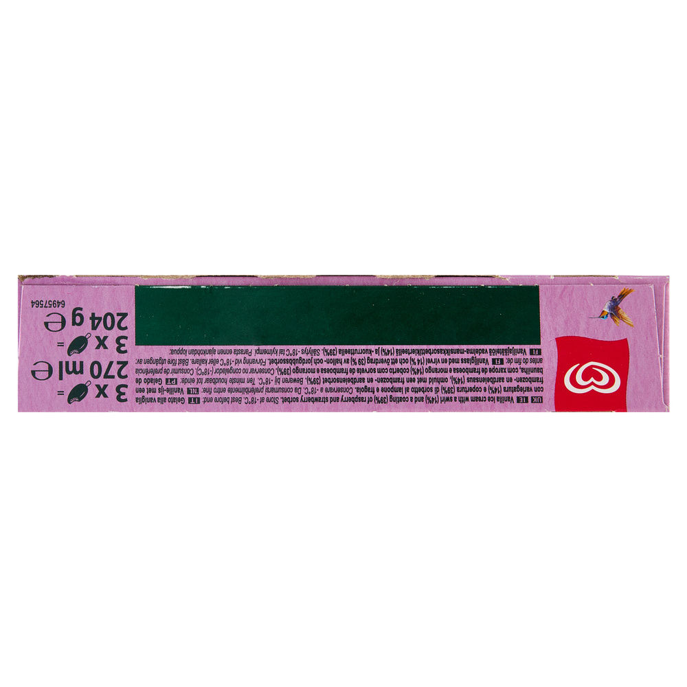 SOLERO BERRY BLISS ALGIDA 3X90ML  G 204 - 6