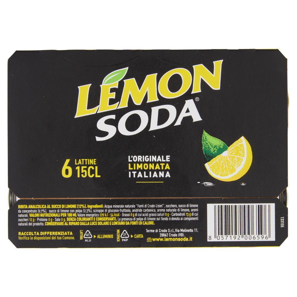 LEMONSODA LATTINA CLUSTER ML 150 X 6 - 6