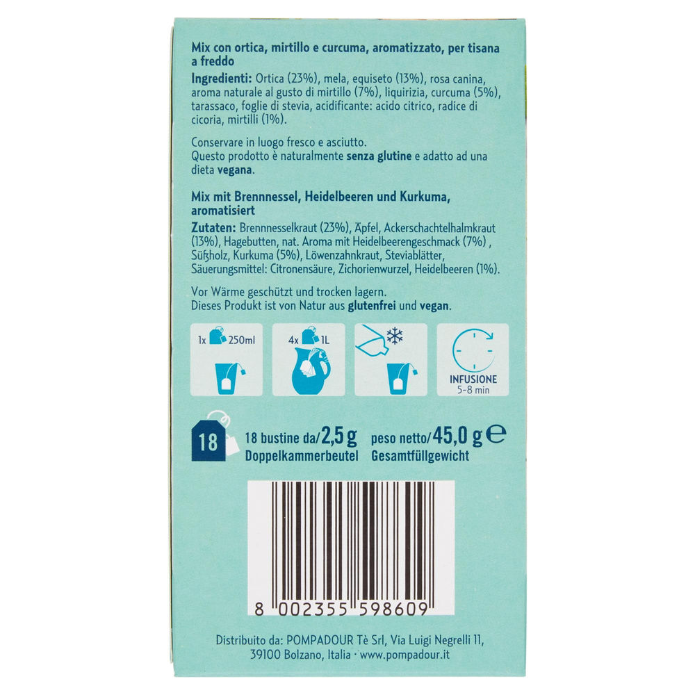 TISANA FREDDA GAMBE LEGGERE POMPADOUR G 45 - 5