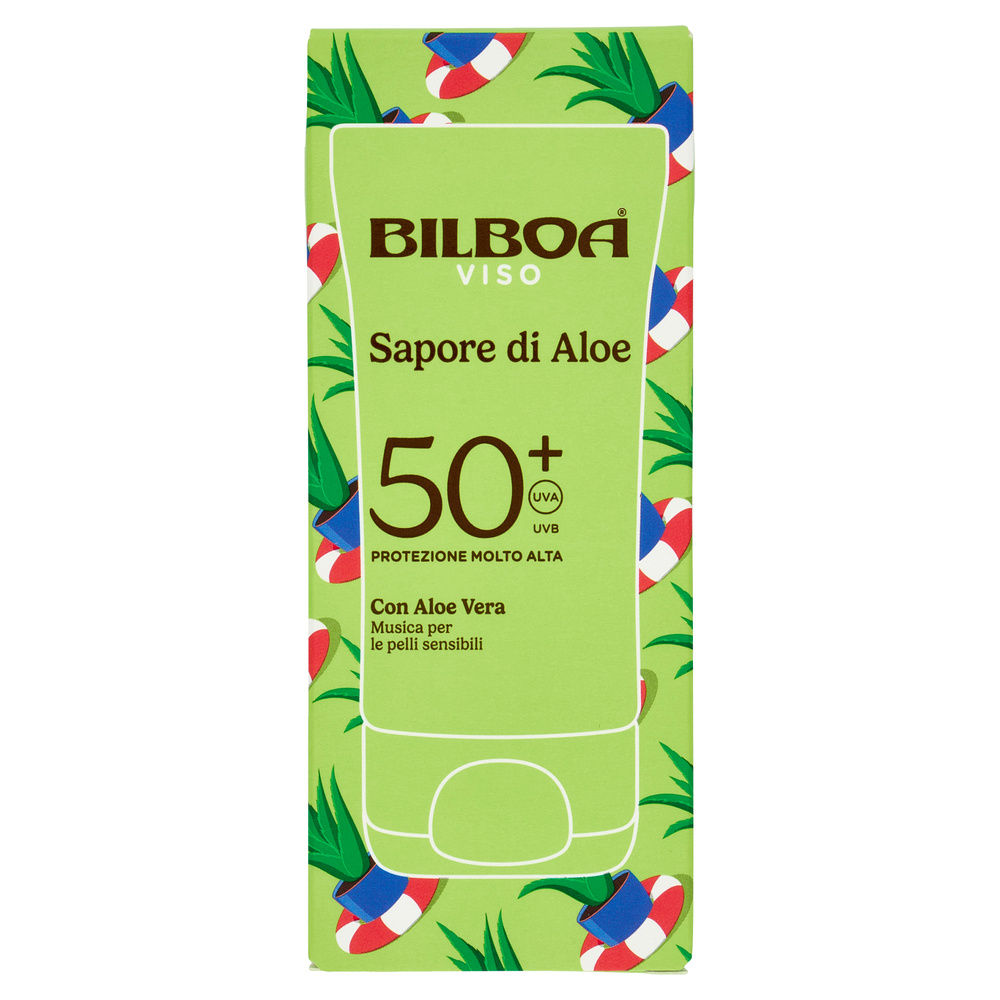 SOLARE BILBOA SAPORE DI ALOE VISO SPF50+ ML 40 - 2