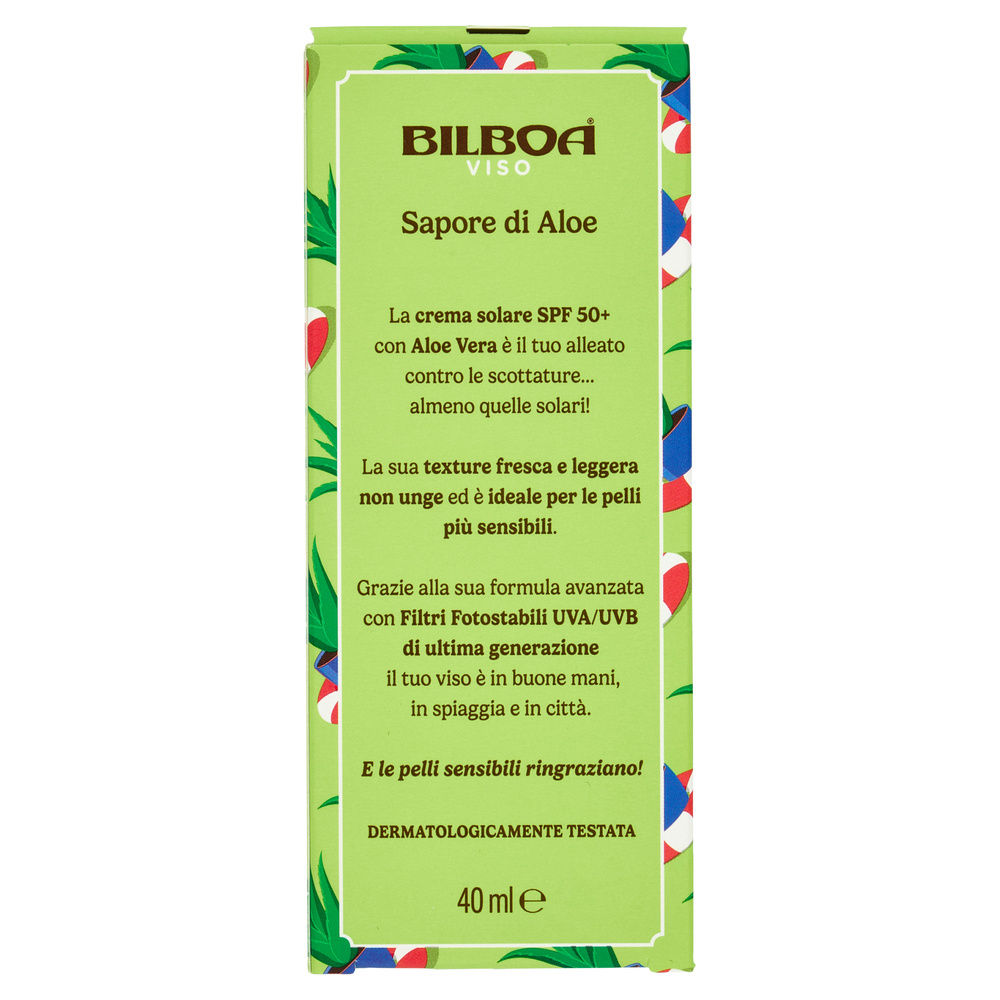 SOLARE BILBOA SAPORE DI ALOE VISO SPF50+ ML 40 - 4