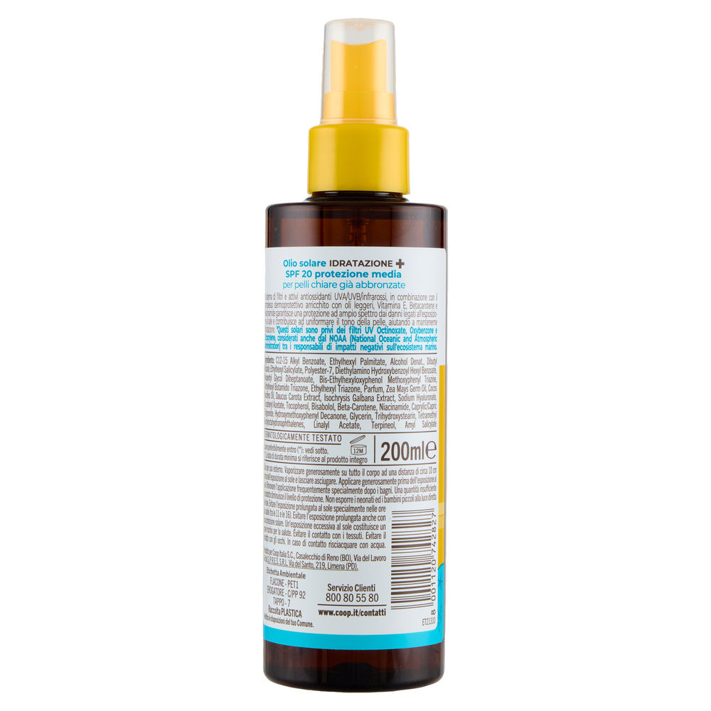 OLIO SOLARE SPF20 IO COOP ML 200 - 1