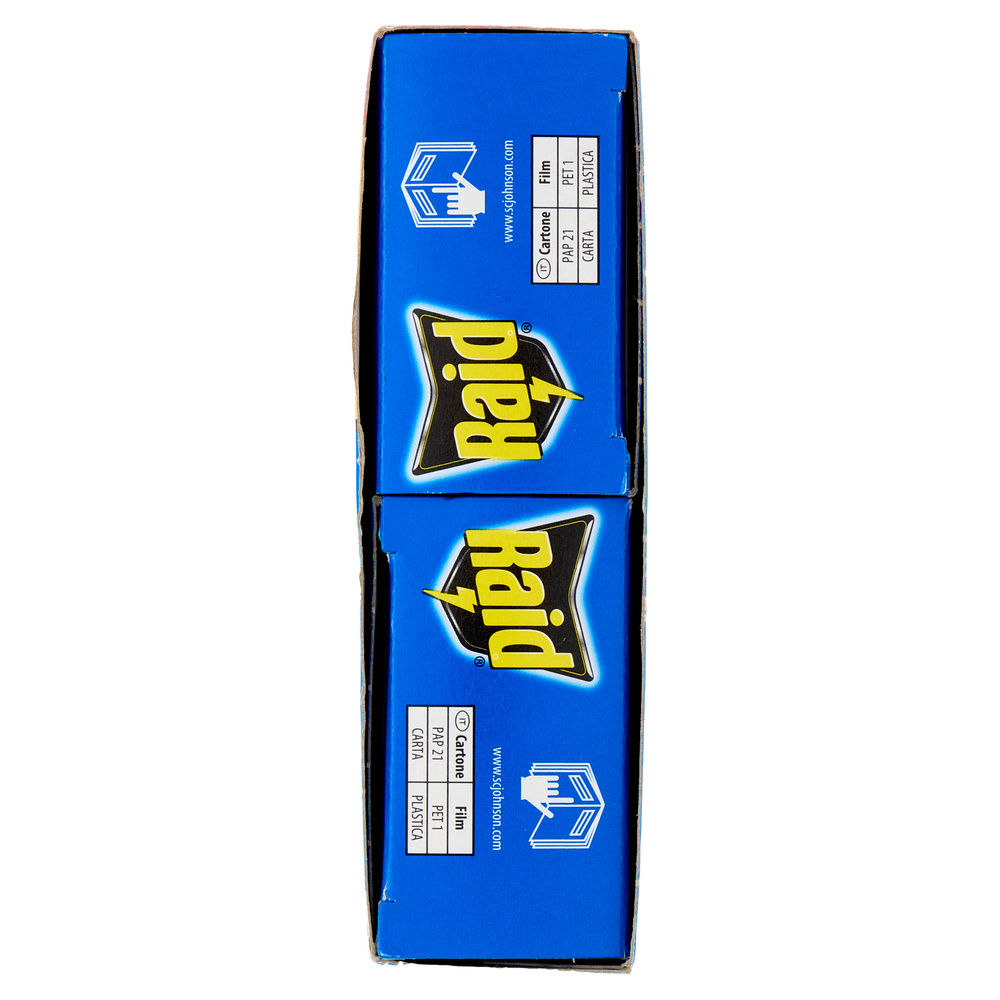 INSETTICIDA ELETTRICO RAID RICARICA PIASTRINE PZ.30+30O/S - 5