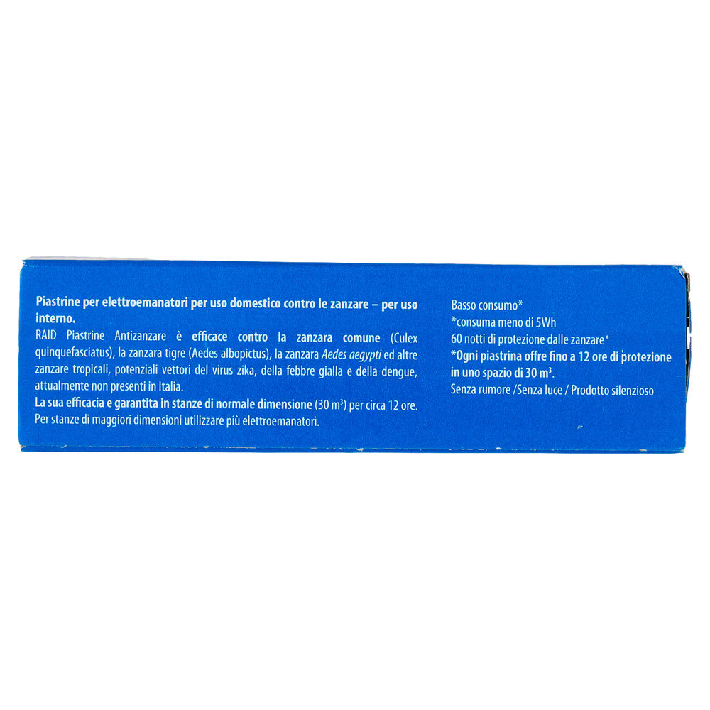 INSETTICIDA ELETTRICO RAID RICARICA PIASTRINE PZ.30+30O/S - 7