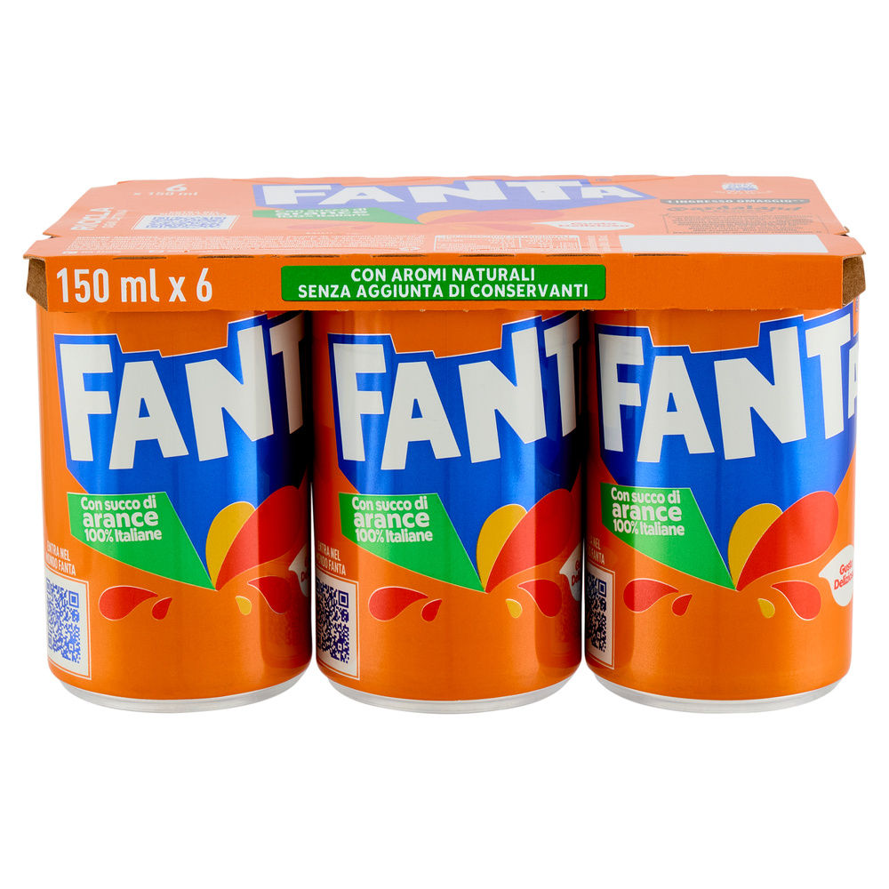 FANTA ORANGE LATTINA CLUSTER ML.150 X 6 - 1