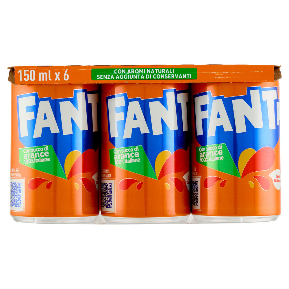 FANTA ORANGE LATTINA CLUSTER ML.150 X 6 - 2