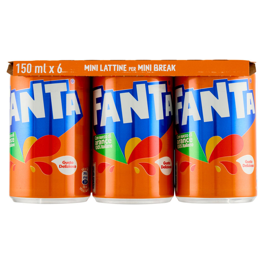 FANTA ORANGE LATTINA CLUSTER ML.150 X 6 - 4
