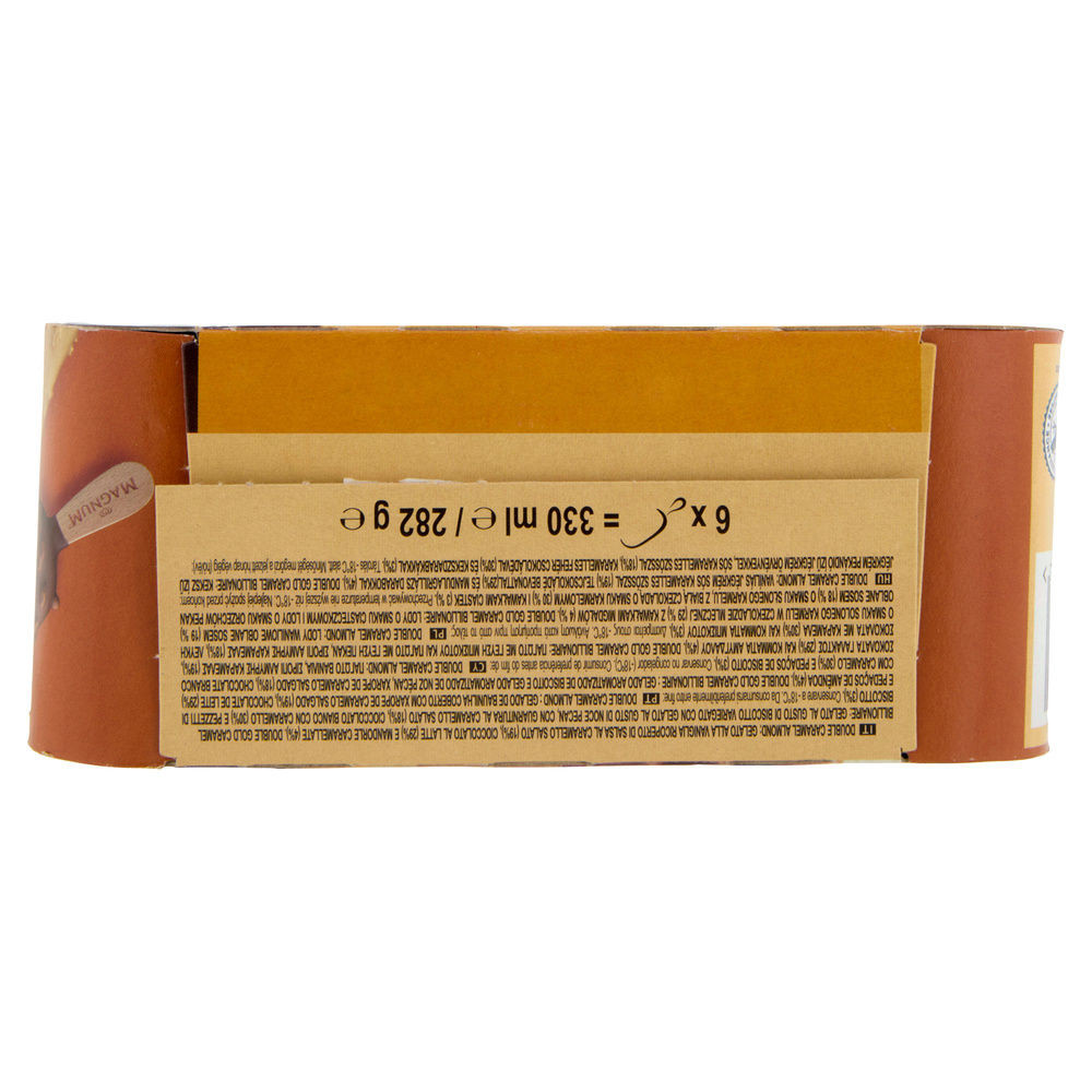 MAGNUM MINI DOUBLE CARAMEL ALMOND & GOLD CARAMEL BILLIONAIRE X6 G 282 - 6