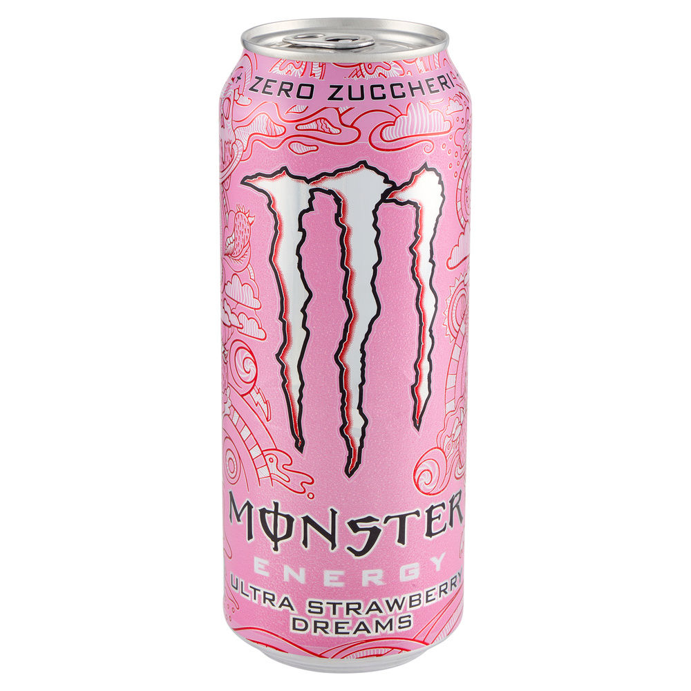 BEVANDA ENERGY DRINK MONSTER STRAWBERRY LATTINA ML 500 - 1