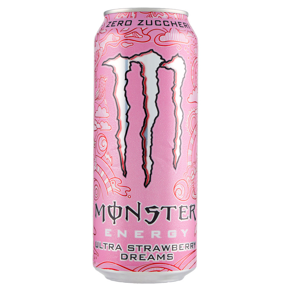 BEVANDA ENERGY DRINK MONSTER STRAWBERRY LATTINA ML 500 - 2