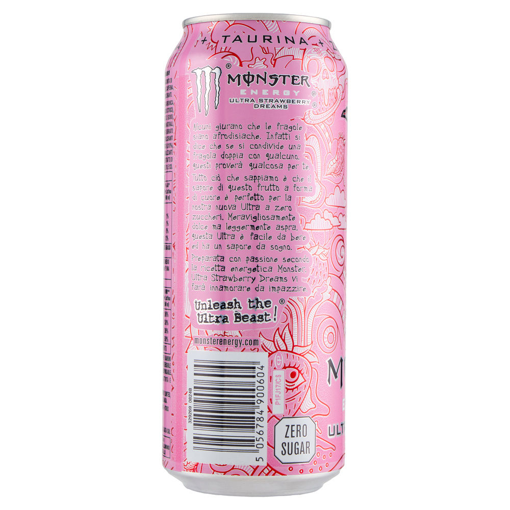 BEVANDA ENERGY DRINK MONSTER STRAWBERRY LATTINA ML 500 - 3