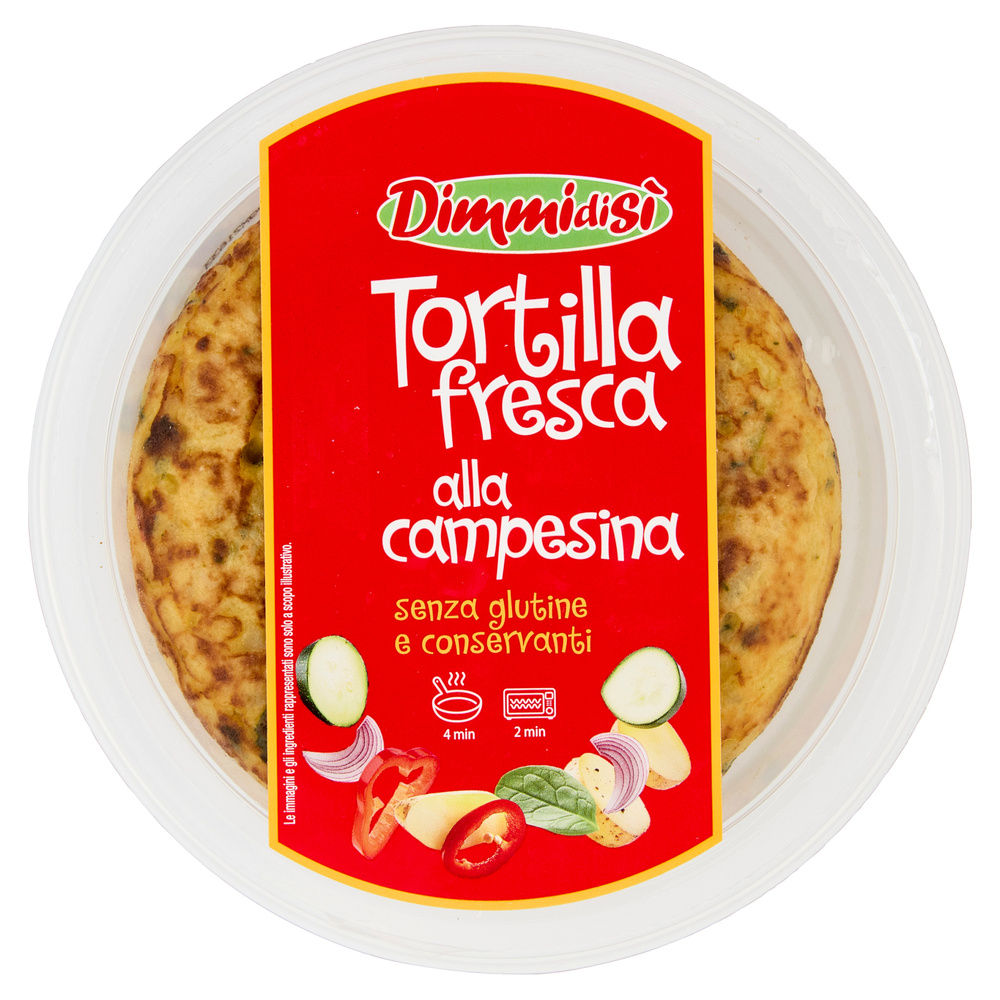 TORTILLA CAMPESINA CON VERDURE MISTE DIMMIDISI' VS G 250 - 2