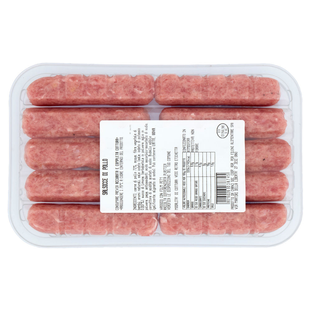 SALSICCIA DI POLLO ATP 400 G FILENI - 12