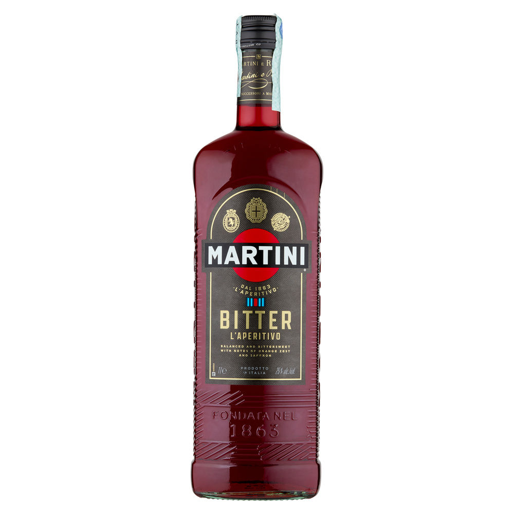 APERITIVO MARTINI BITTER 25 GRADI BOTTIGLIA L 1 - 0