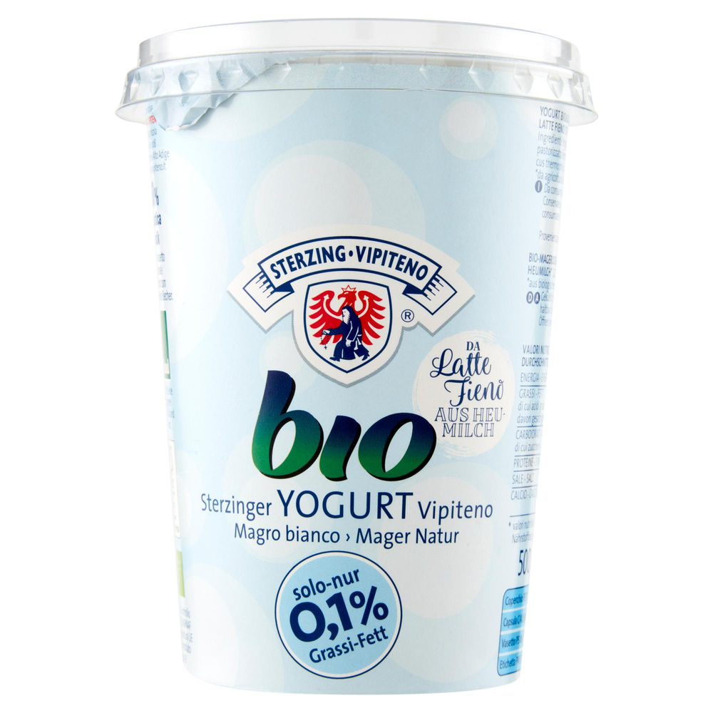 YOGURT MAGRO BIOLOGICO BIANCO VIPITENO G 500 - 0