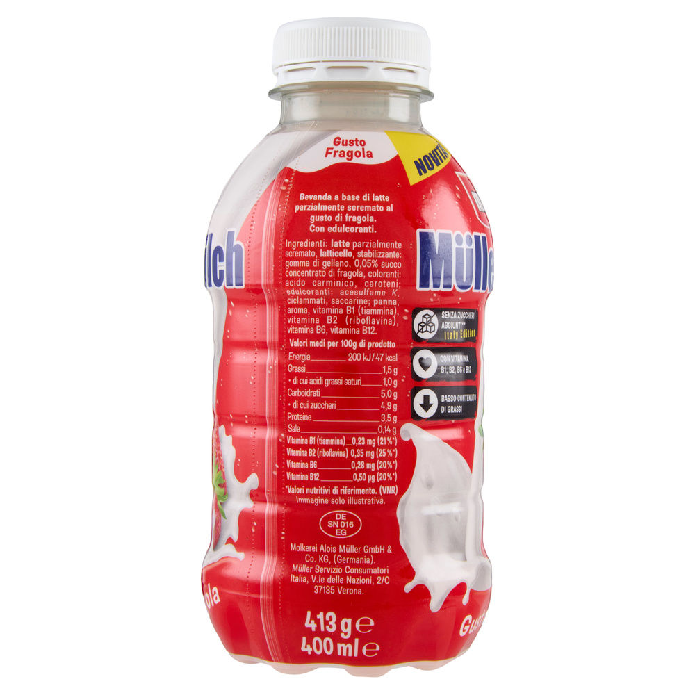 MULLERMILCH ZERO FRAGOLA MULLER ML 400 - 3