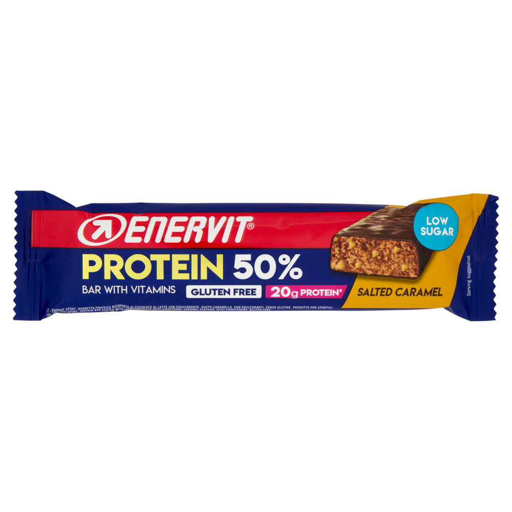 BARRETTA ENERVIT SPORT PROTEIN BAR 50% SALTED CARAMEL G 40 - 0