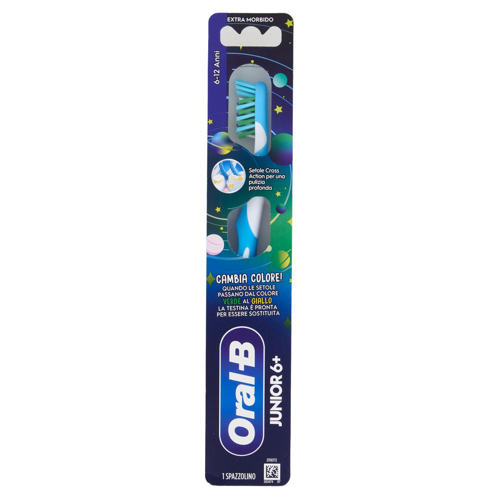 SPAZZOLINO ORAL B JUNIOR 6+ (6-12 ANNI) PZ 1 - 1