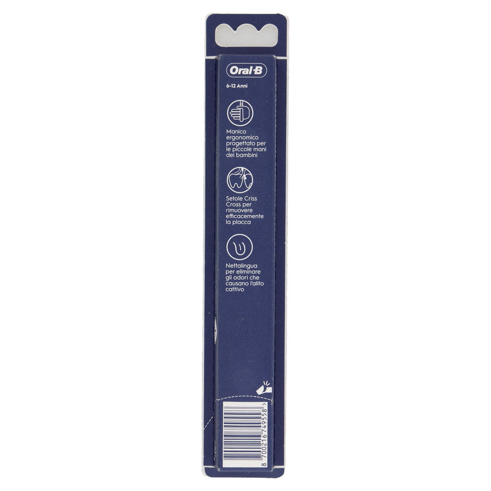 SPAZZOLINO ORAL B JUNIOR 6+ (6-12 ANNI) PZ 1 - 3