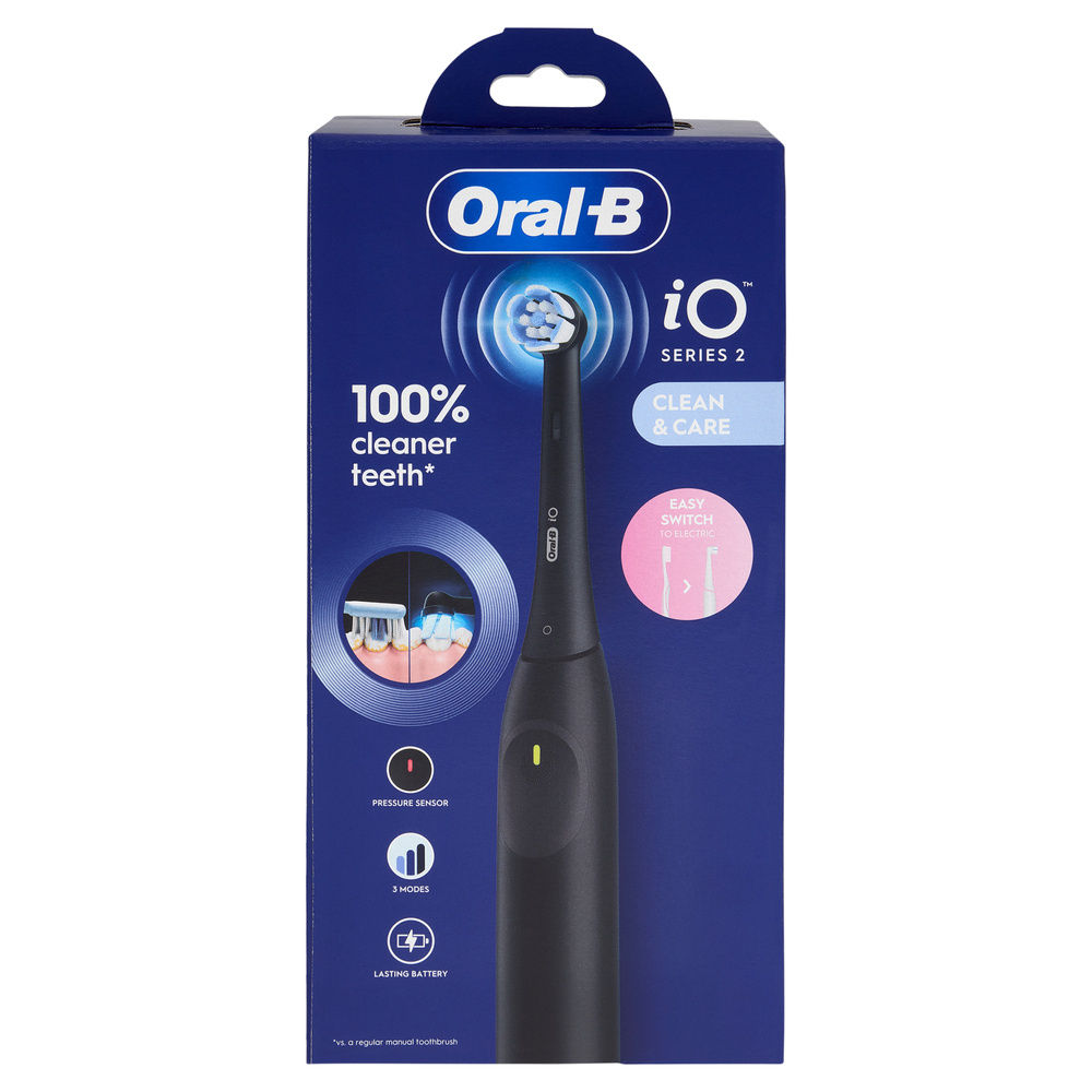 SPAZZOLINO ELETTRICO ORAL B IO2 NERO ULTIMATE CLEAN PZ 1 - 1