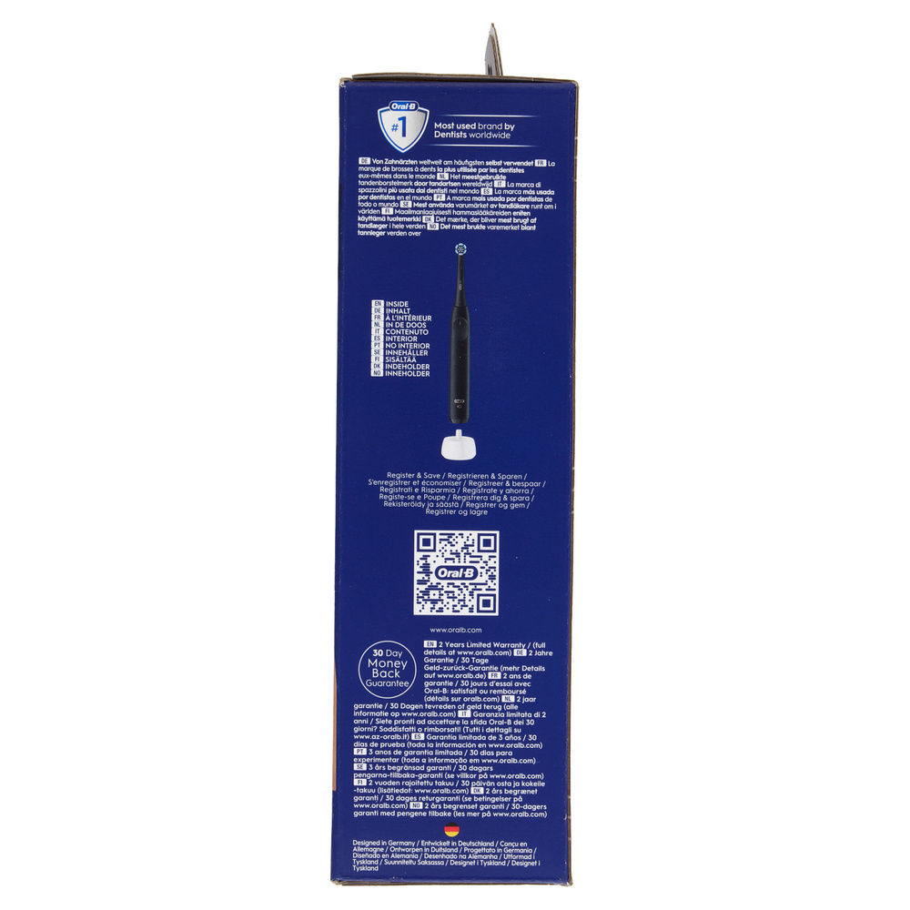 SPAZZOLINO ELETTRICO ORAL B IO2 NERO ULTIMATE CLEAN PZ 1 - 3