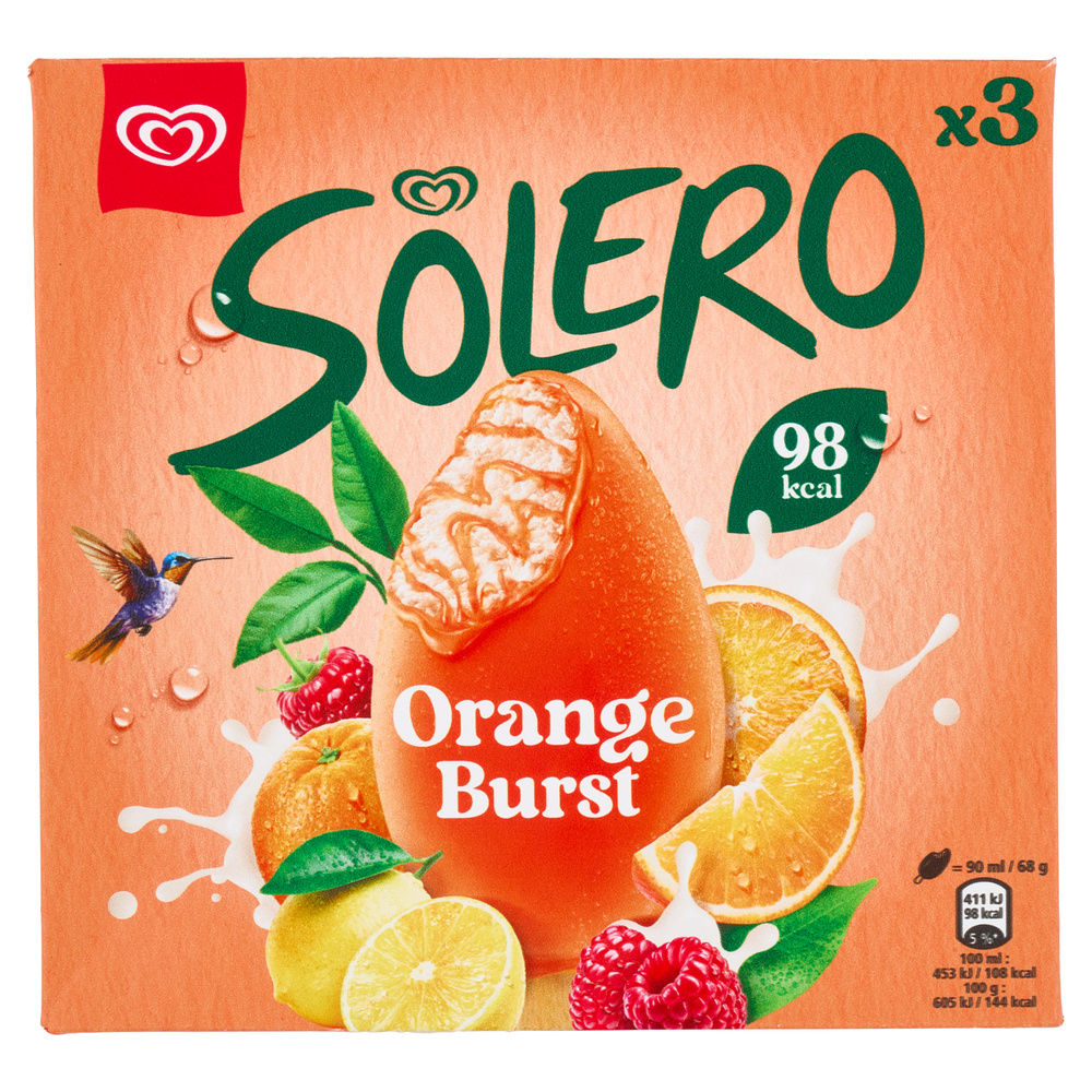 SOLERO ORANGE BURST ALGIDA 3X90ML G 204 - 2