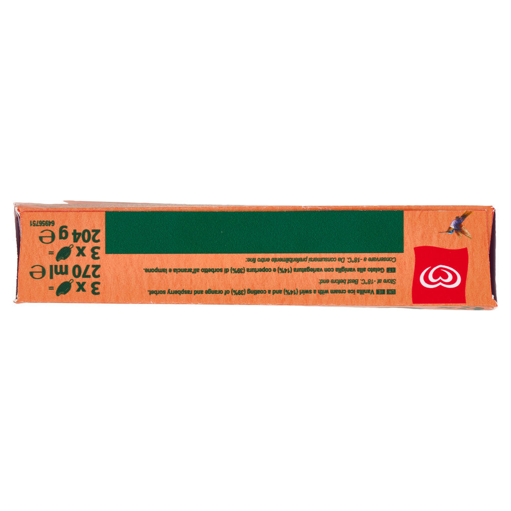 SOLERO ORANGE BURST ALGIDA 3X90ML G 204 - 6