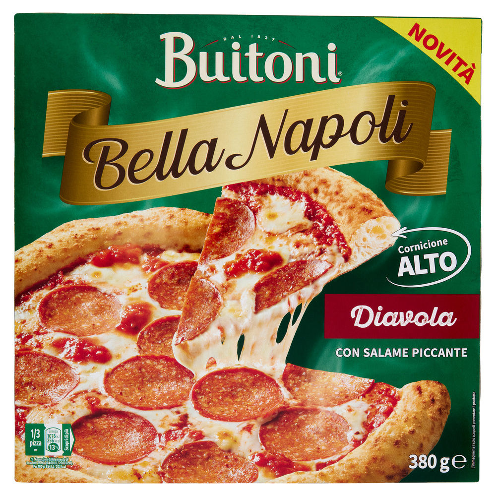 PIZZA BELLA NAPOLI DIAVOLA BUITONI G 380 - 0