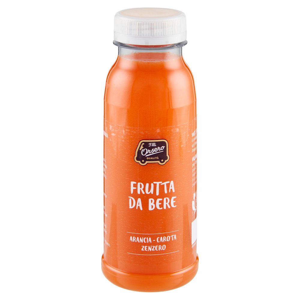 SPREMUTA ARANCIO CAROTA E ZENZERO F.LLI ORSERO BTG ML 250 - 2