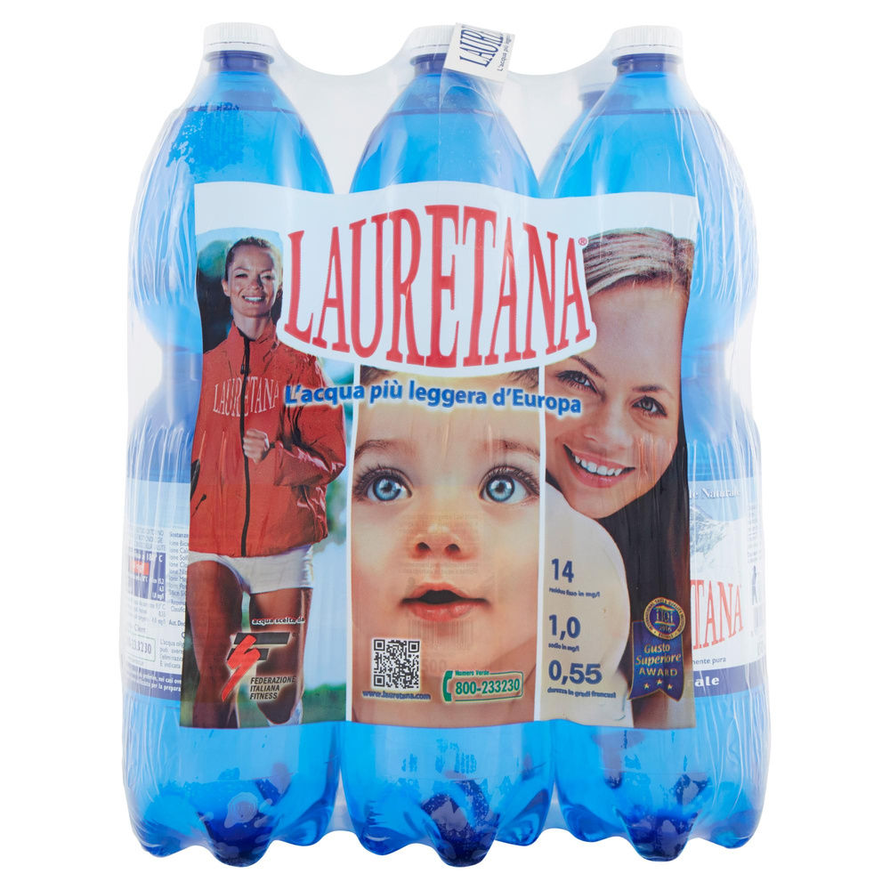 ACQUA MINERALE NATURALE CLUSTER LT 1,5X6 - 2