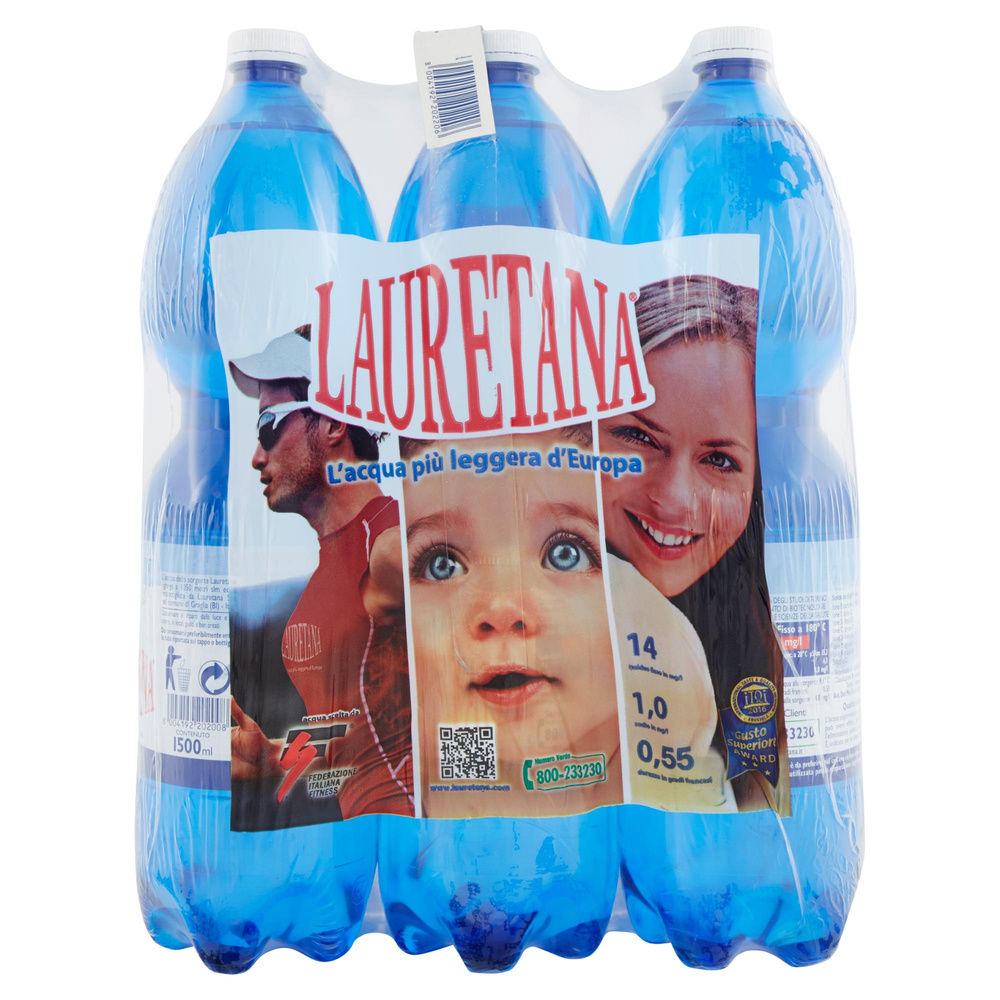 ACQUA MINERALE NATURALE CLUSTER LT 1,5X6 - 4