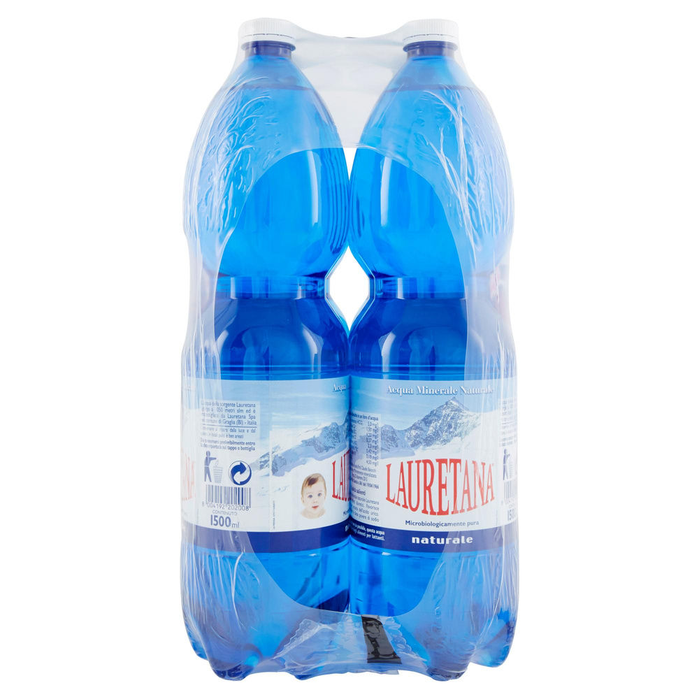 ACQUA MINERALE NATURALE CLUSTER LT 1,5X6 - 5