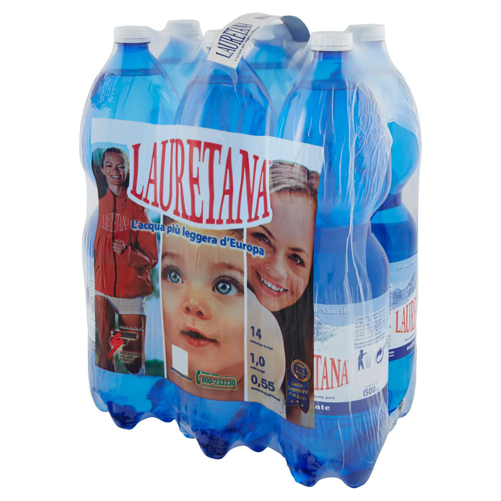 ACQUA MINERALE NATURALE CLUSTER LT 1,5X6 - 8