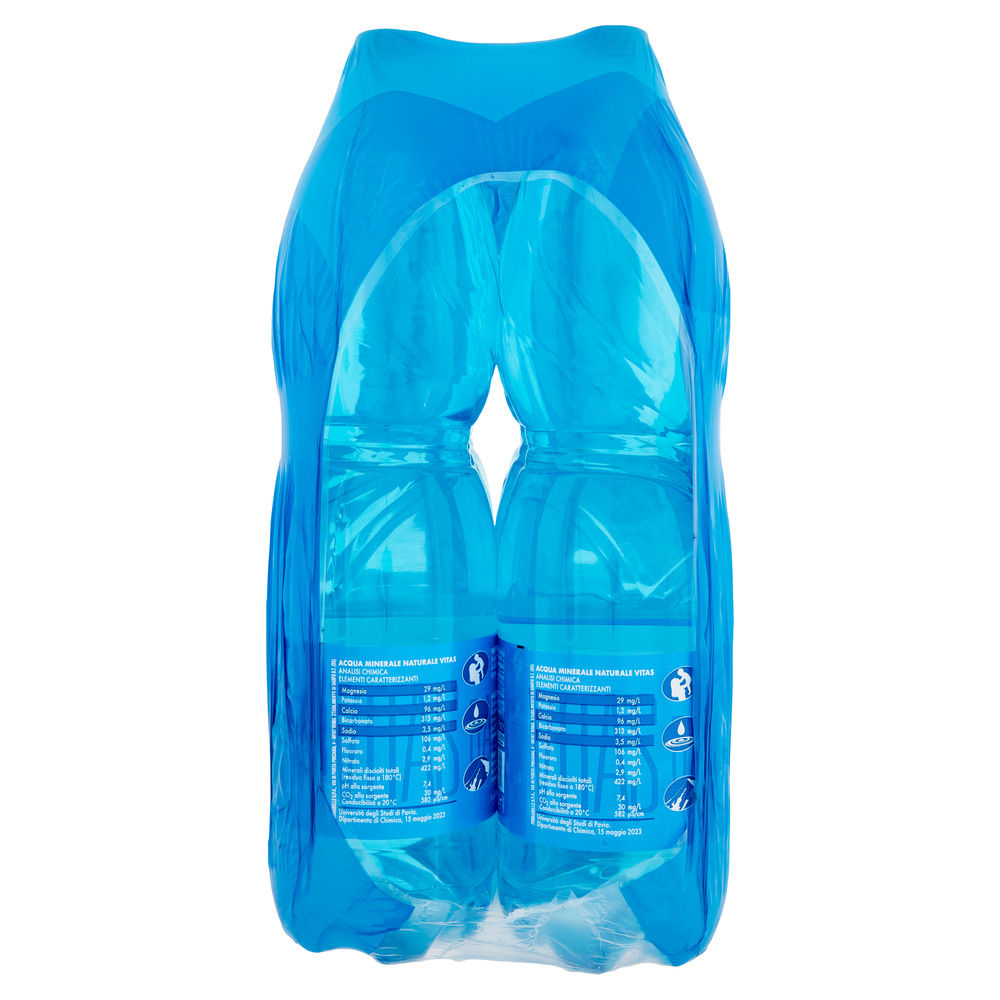 ACQUA MINERALE NATURALE VITASNELLA CLUSTER L 1,5 X 6 - 2