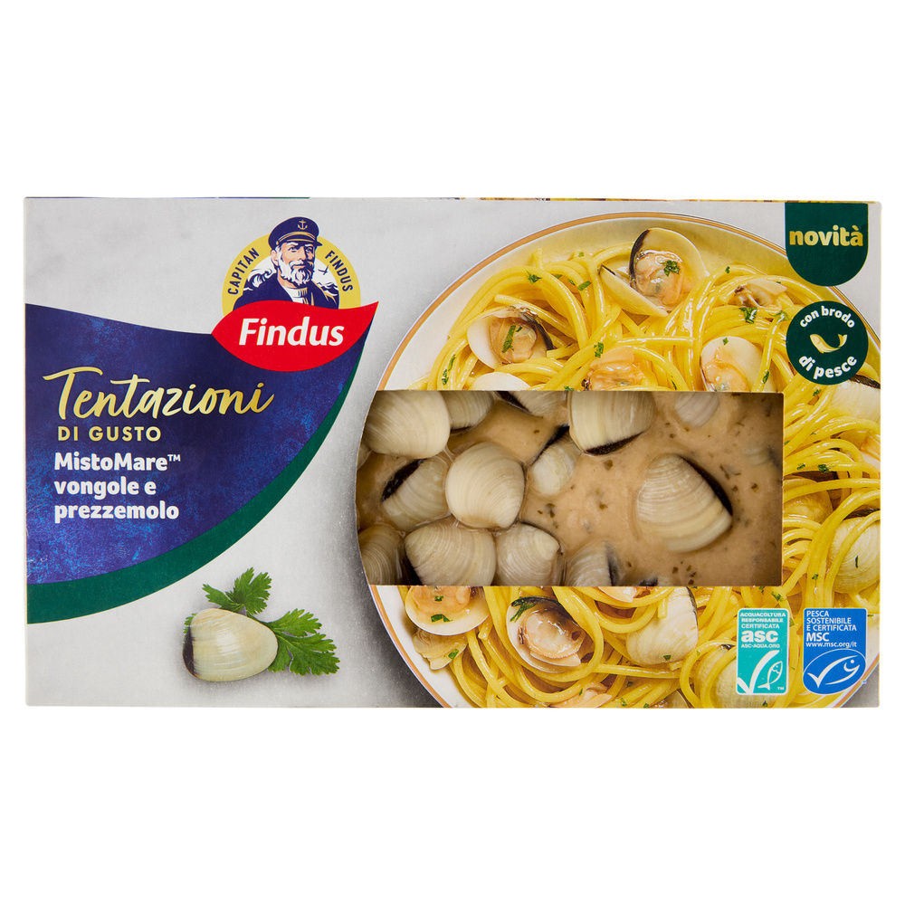 MISTO MARE VONGOLE E PREZZEMOLO CAPITAN FINDUS G 400 - 1