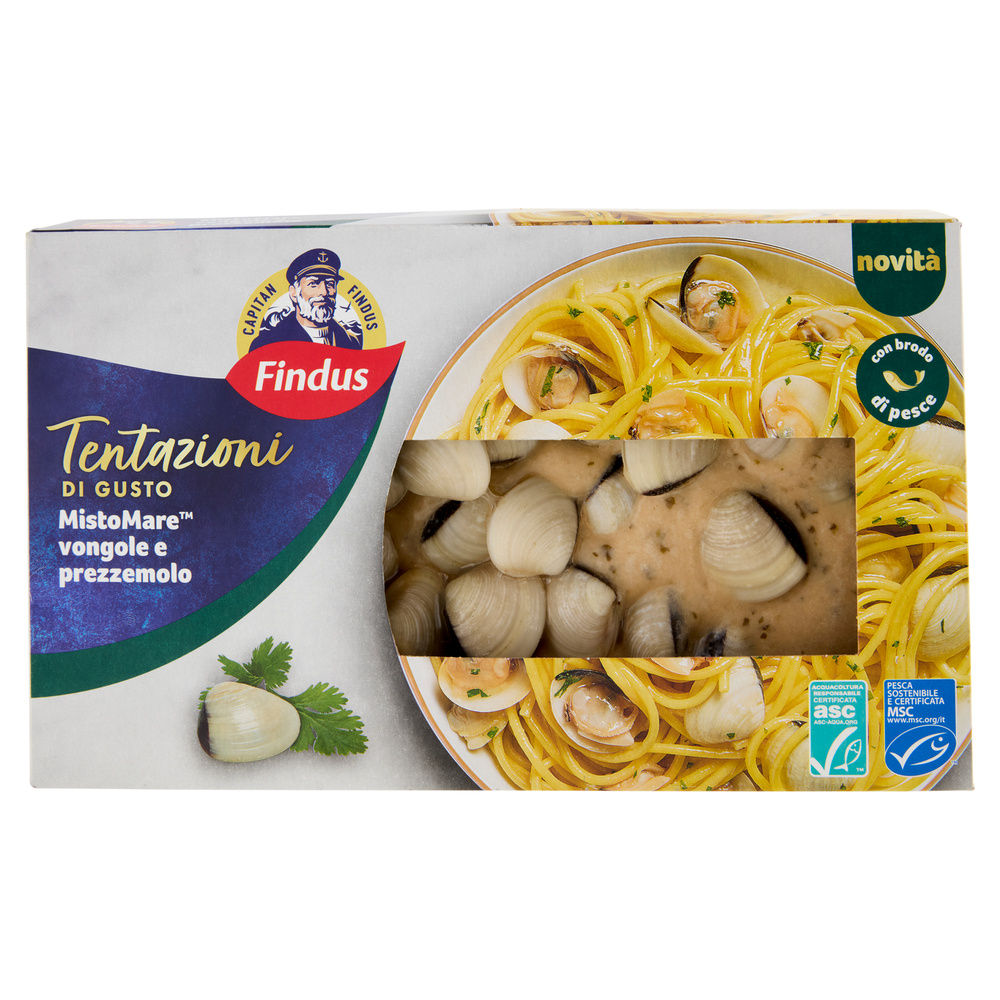 MISTO MARE VONGOLE E PREZZEMOLO CAPITAN FINDUS G 400 - 2