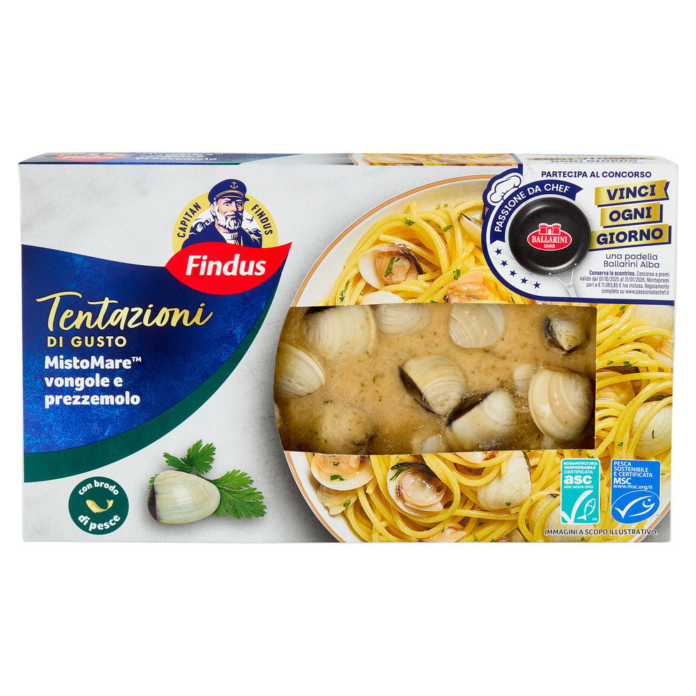 MISTO MARE VONGOLE E PREZZEMOLO CAPITAN FINDUS G 400 - 9