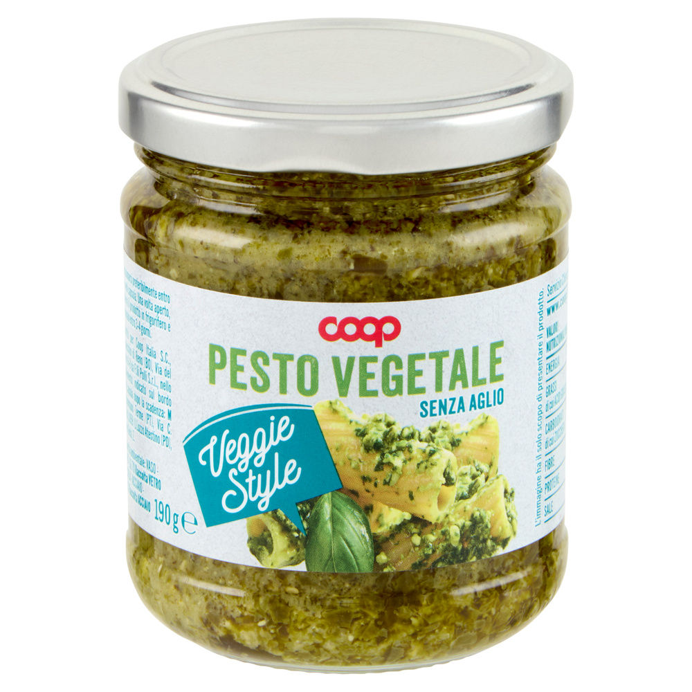 PESTO AL BASILICO VEGETALE VEGGIE STYLE COOP G190 - 1