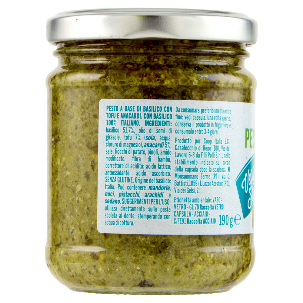 PESTO AL BASILICO VEGETALE VEGGIE STYLE COOP G190 - 3