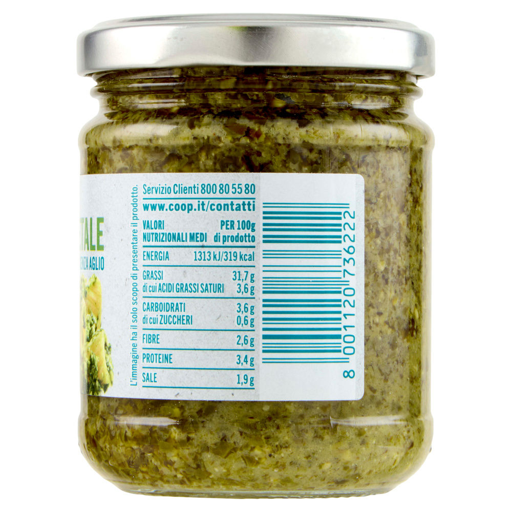 PESTO AL BASILICO VEGETALE VEGGIE STYLE COOP G190 - 5
