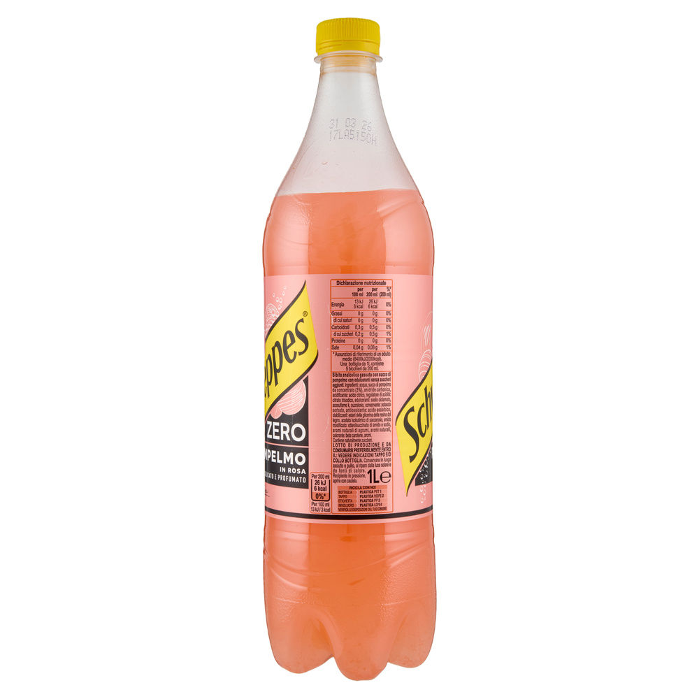 BIBITA SCHWEPPES POMPELMO ROSA ZERO PET L 1 - 5