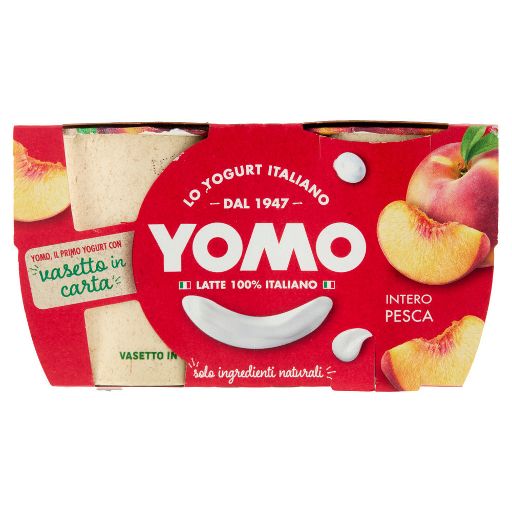 YOGURT INTERO YOMO PESCA 2X125G - 2